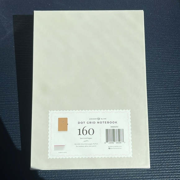 ARCHER AND OLIVE DOT GRID NOTEBOOK + STILL IN BOX 🐞💐 - Picture 6 of 6